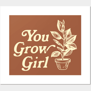 You Grow Girl - Yellow Posters and Art